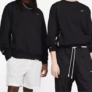 New🌿 Nike Dri-FIT Crew Basketball Sweatshirt Black